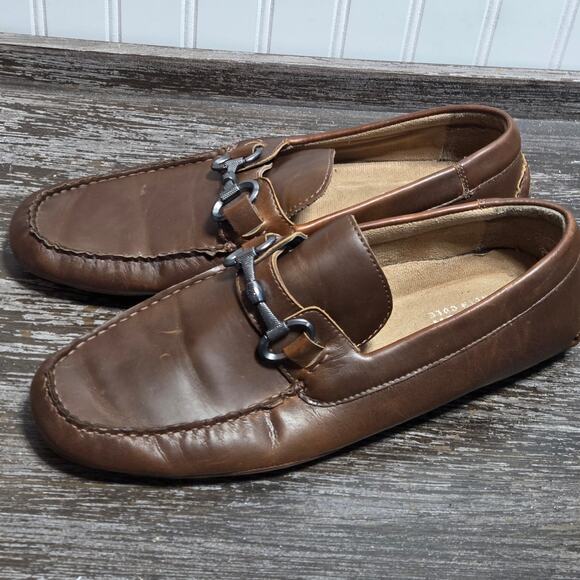 Kenneth Cole Reaction Men\'s Brown Faux Leather Comfort Driving Moccasin Size10.5 main image 5